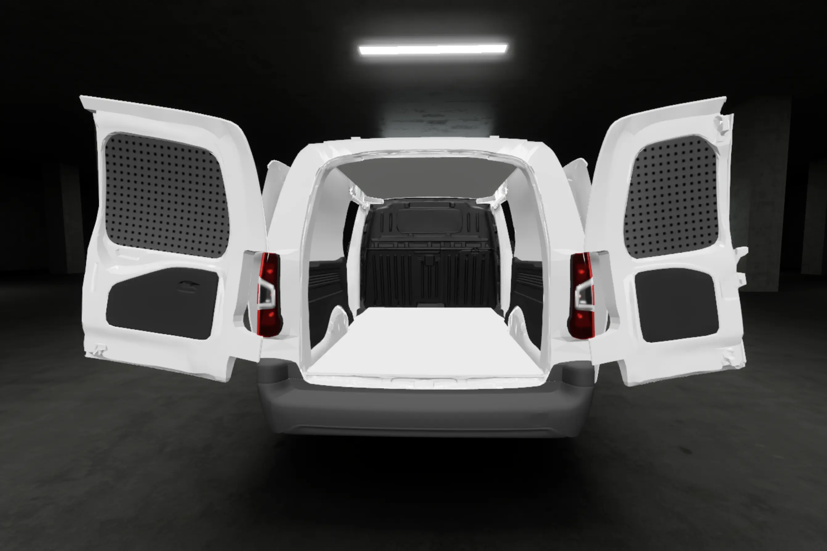 Panneaux à outils pour portes arrière Fiat Doblo